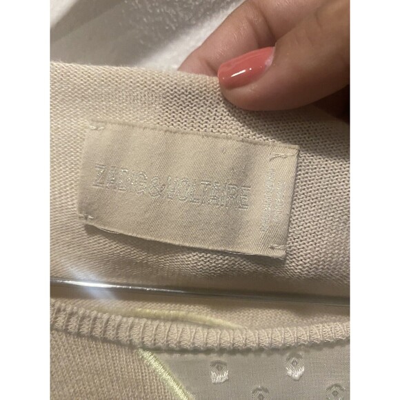 Zadig & Voltaire Skull Sweater Size Small - Picture 4 of 8